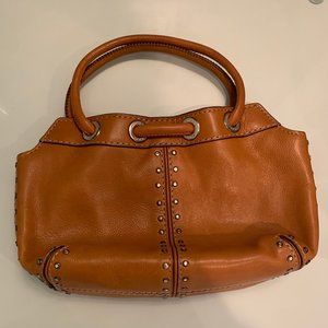 Michael Kors Leather Mini Top Handle Bag